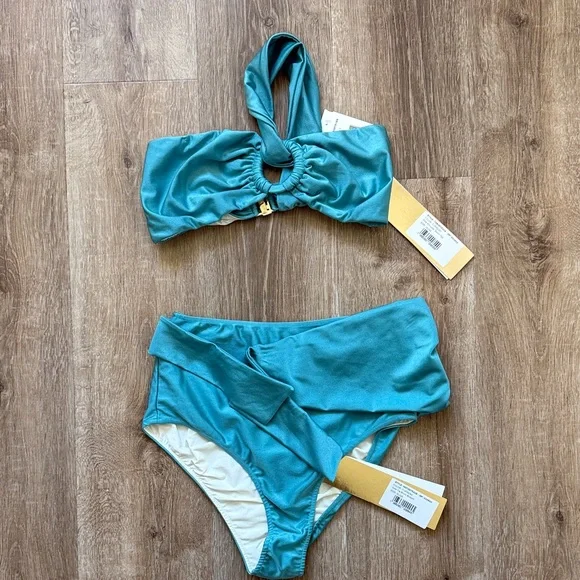 PatBO Teal Bikini Set - Picture 1 of 5